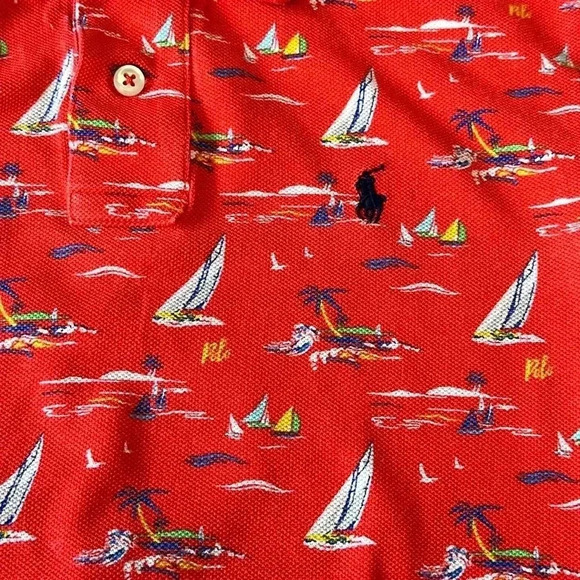 POLO - Ralph Lauren -  polo shirt. Size M (10/12) - Picture 3 of 4